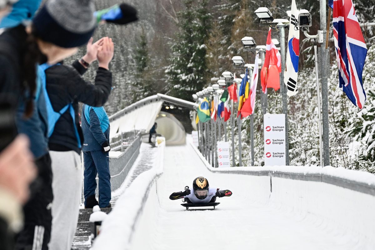 Kim Meylemans im Ziel in Altenberg