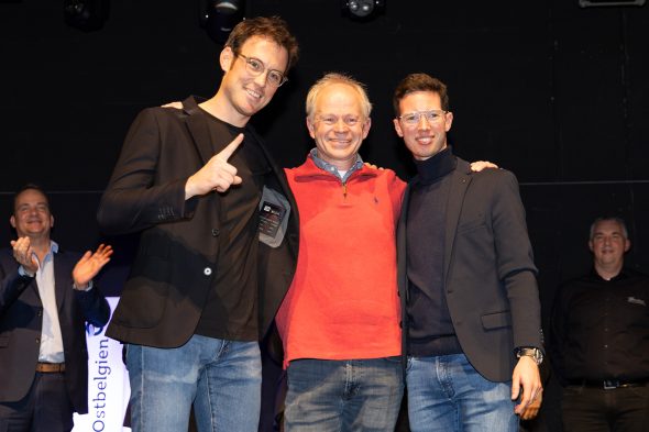 Thierry Neuville, Bruno Thiry und Martijn Wydaeghe