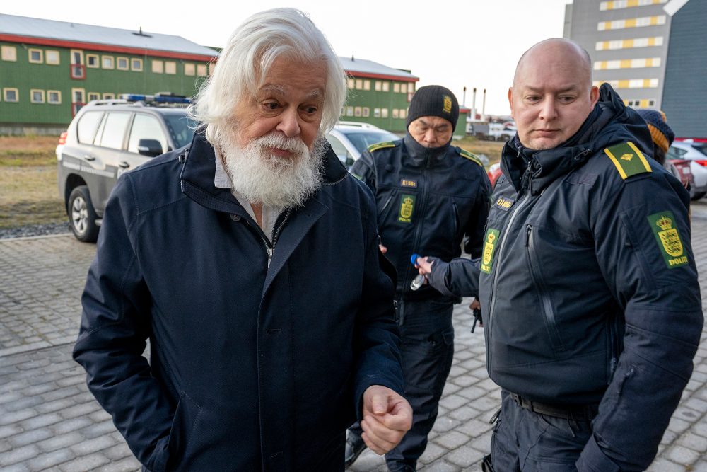 Paul Watson am 2. Oktober in Nuuk, Grönland