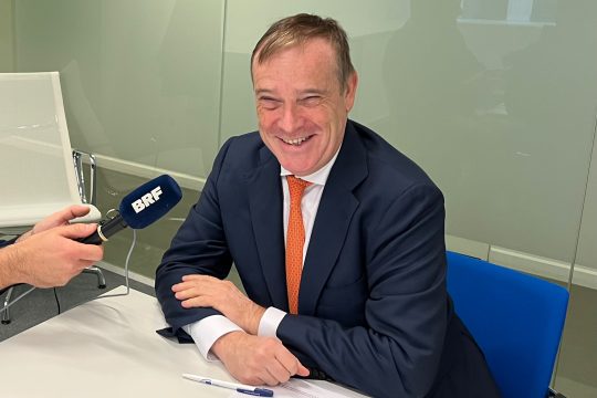 BRF-Reporter Boris Schmidt im Gespräch mit Roger Havenith