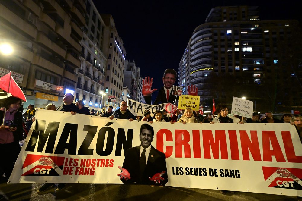 Demonstration in Valencia