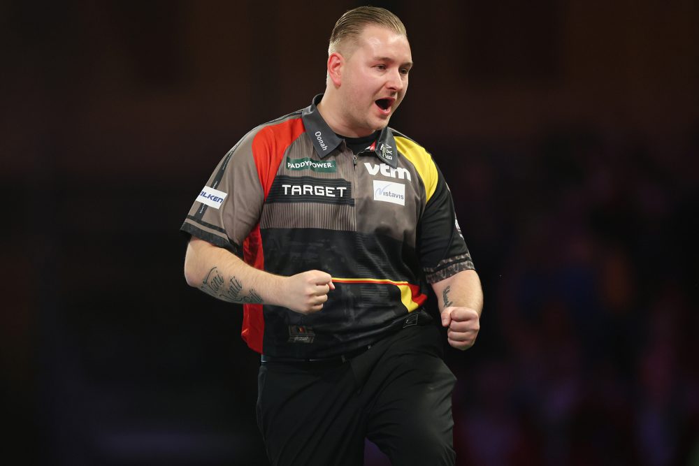 Dimitri Van den Bergh bei der Darts-WM