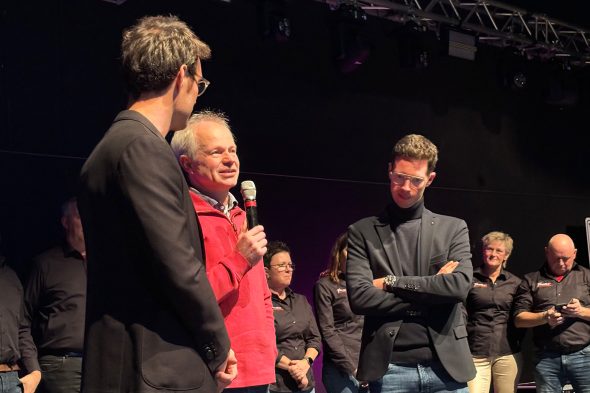 WM-Party: 2.000 Fans feiern Thierry Neuville und Martijn Wydaeghe in St. Vith