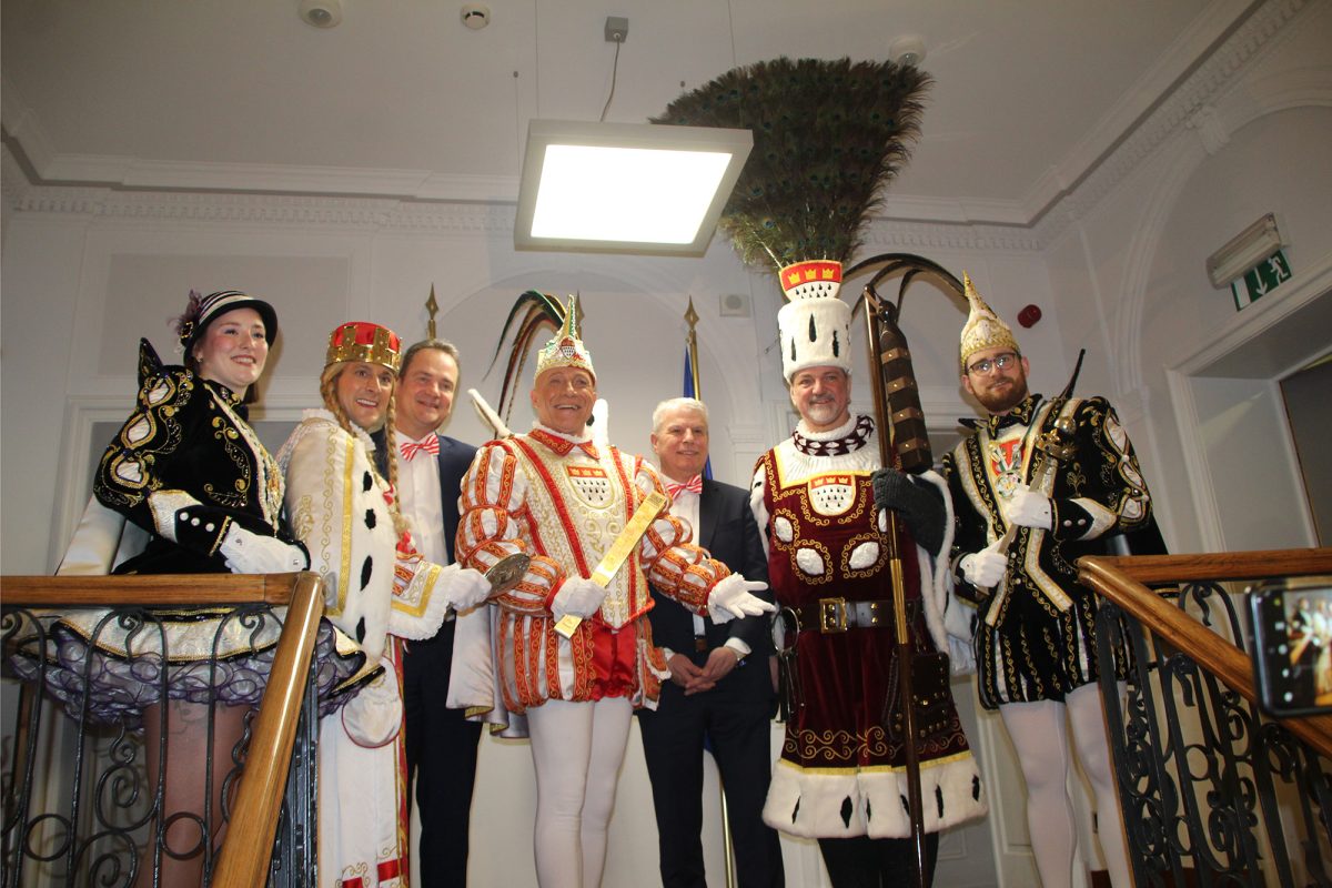 Besuch des Kölner Dreigestirns in Eupen