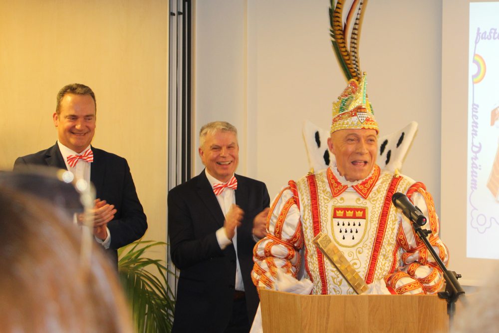 Besuch des Kölner Dreigestirns in Eupen