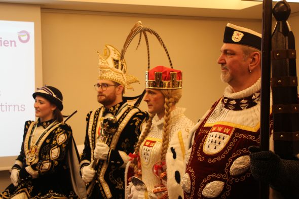 Besuch des Kölner Dreigestirns in Eupen