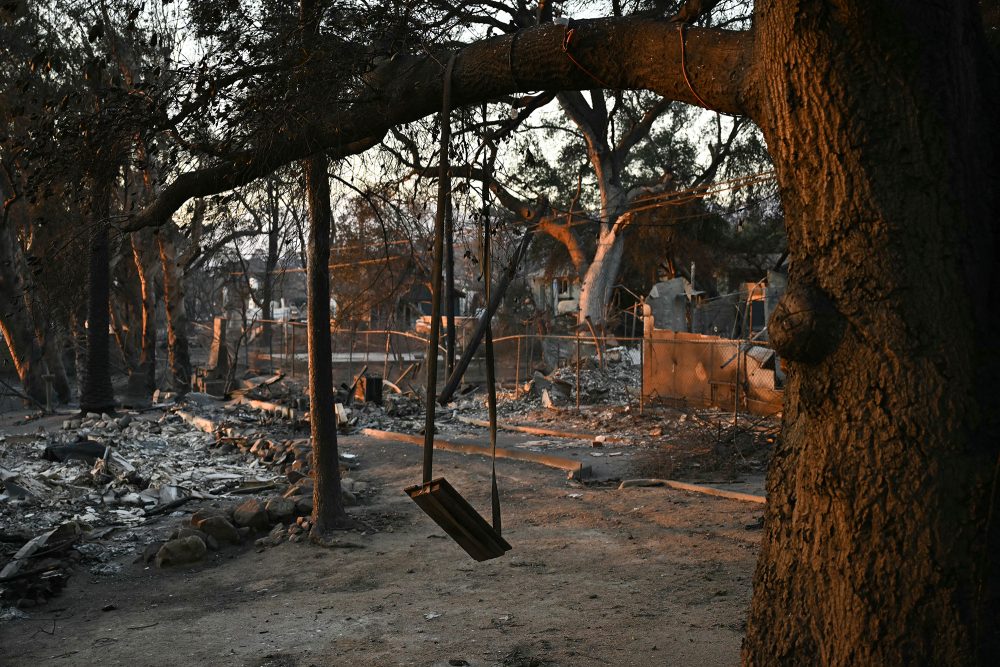 Zerstörungen durch den "Eaton"-Brand in Altadena