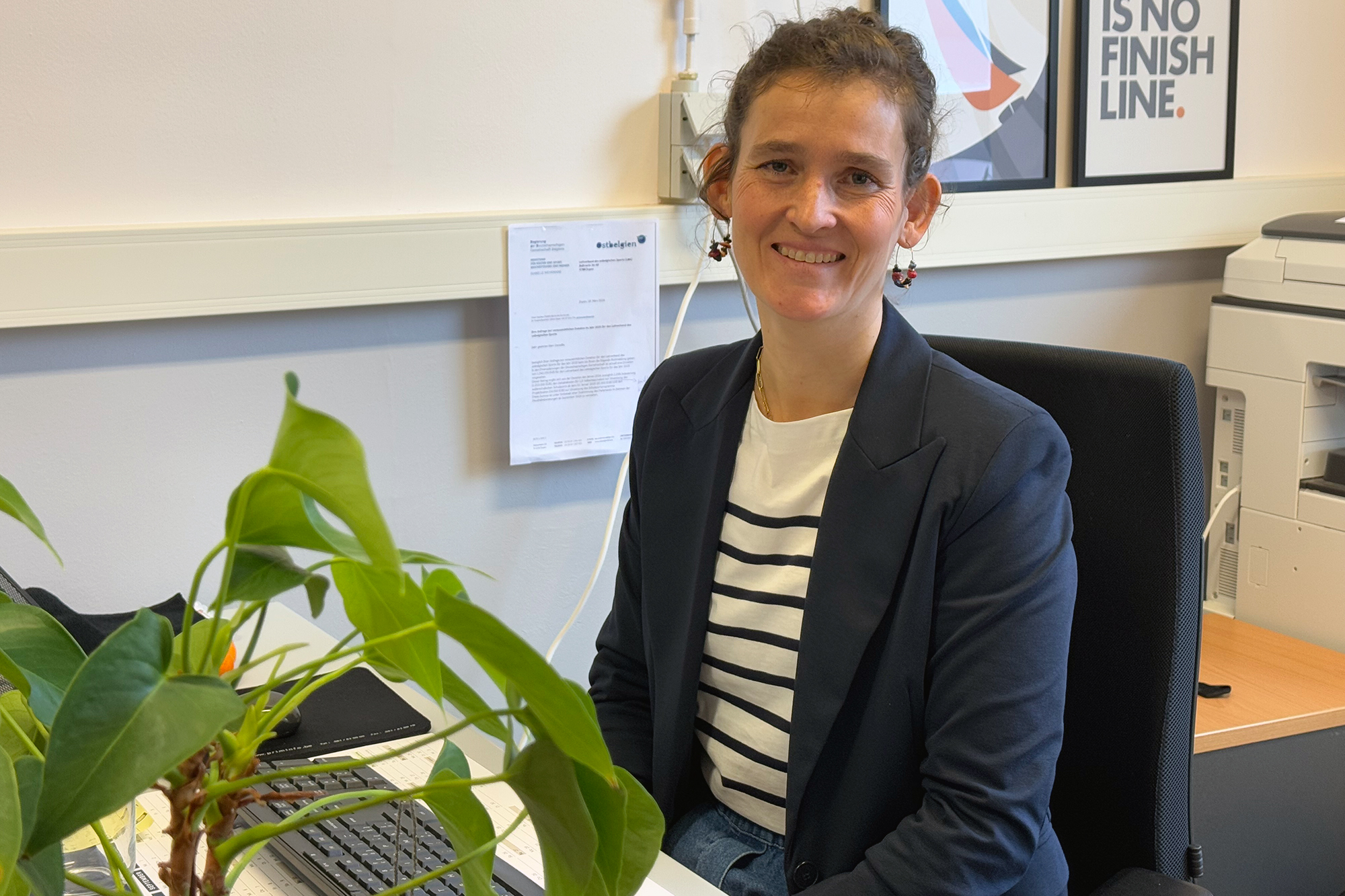 Anne Brüll, Geschäftsführerin vom Leitverband des ostbelgischen Sports