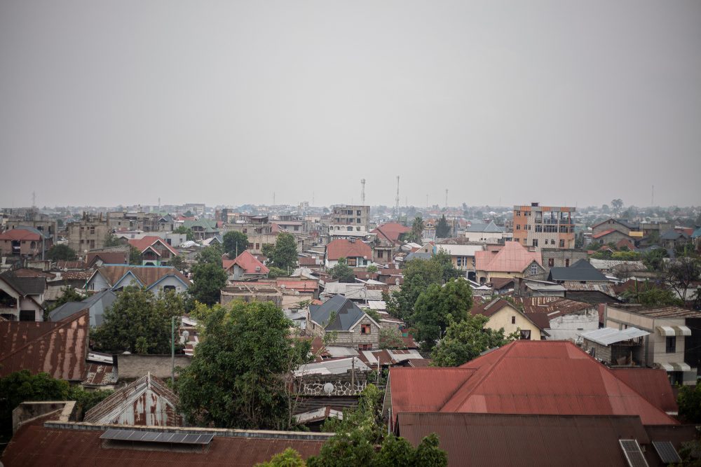 Panorama-Ausblick auf die Millionenstadt Goma im Ostkongo