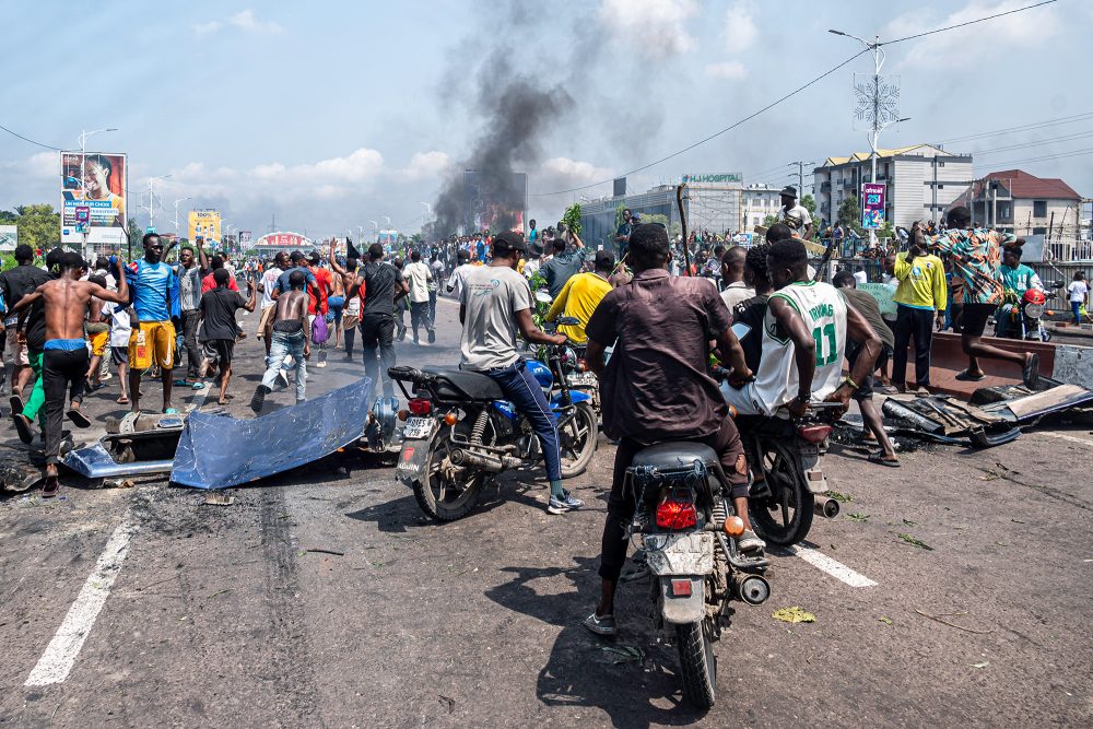 Ausschreitungen in Kinshasa am Dienstag