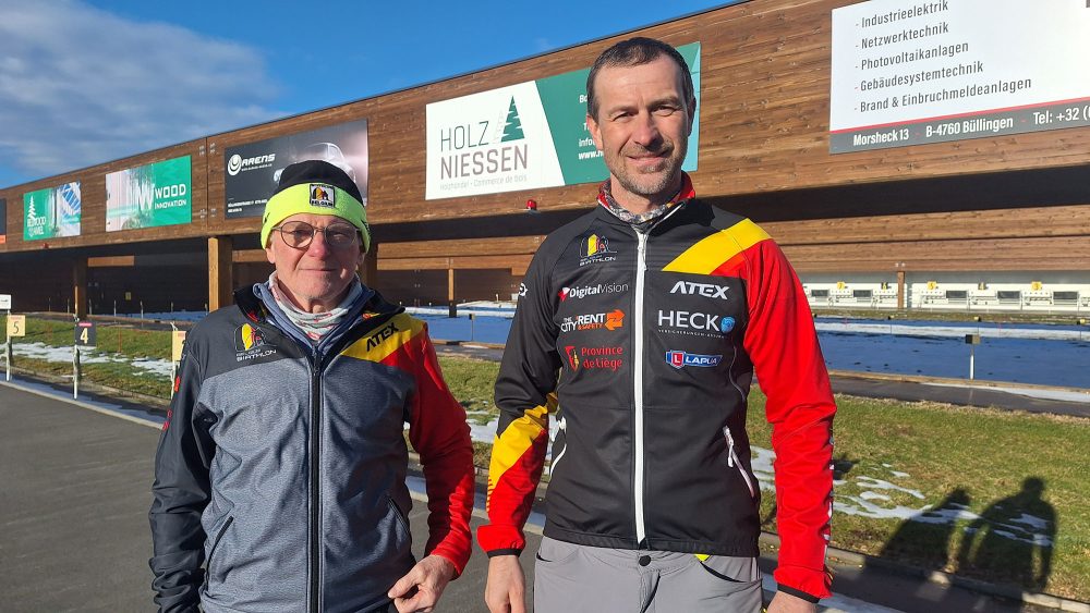 Langlauf- und Biathlonzentrum Elsenborn Peter Thomé und Pascal Langer