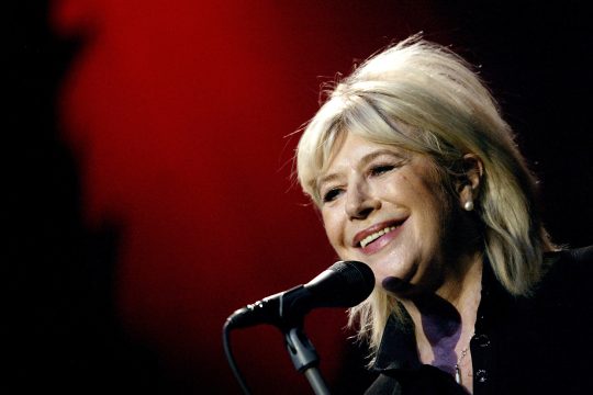 Marianne Faithfull bei einem Konzertauftritt in 2007 (