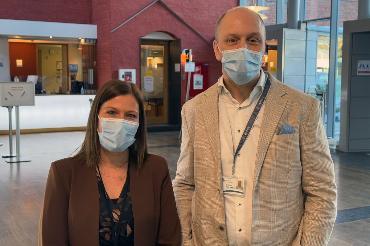 Maskenpflicht im Eupener St.-Nikolaus-Krankenhaus - Chefarzt Dr. Tom van Leemput