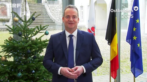 Ministerpräsident Oliver Paasch bei seiner Neujahrsansprache 2025