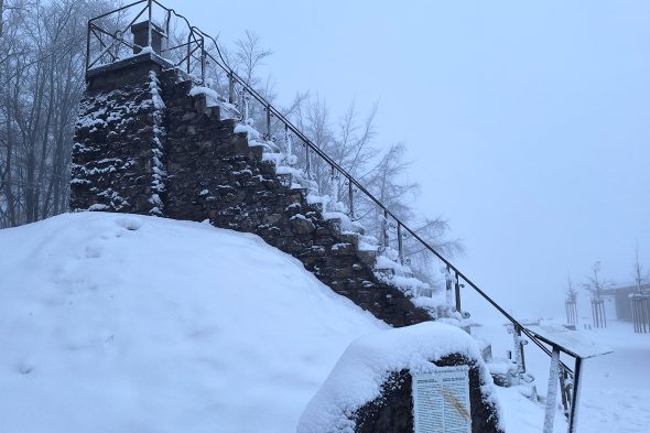 Schnee am Signal de Botrange