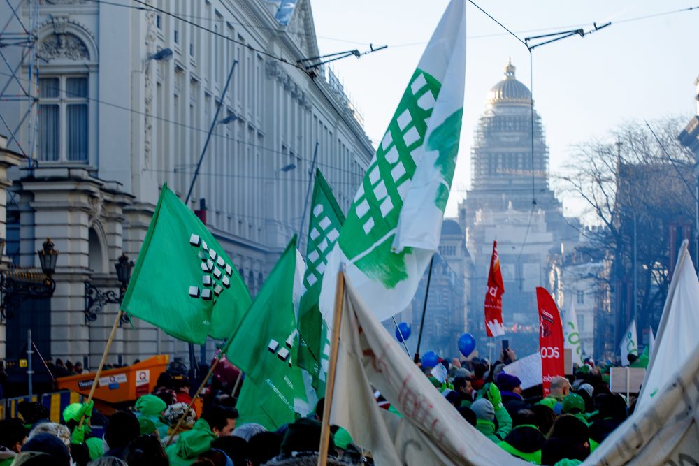 Streik in Brüssel