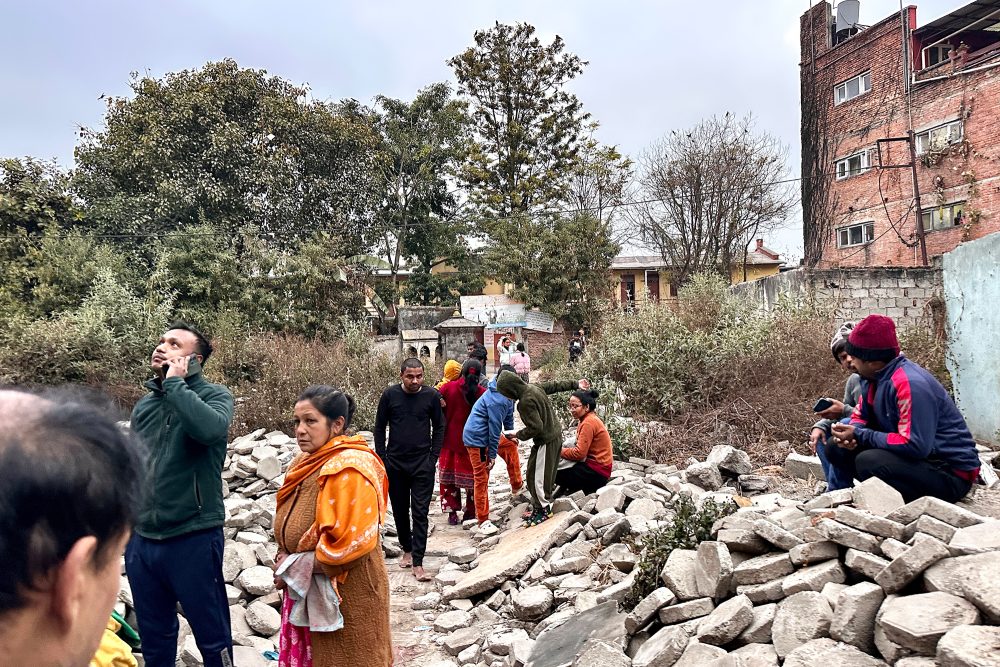 Erdbebenschäden in Tibet