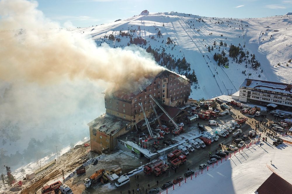 Das Hotel im Kartalkaya-Skigebiet