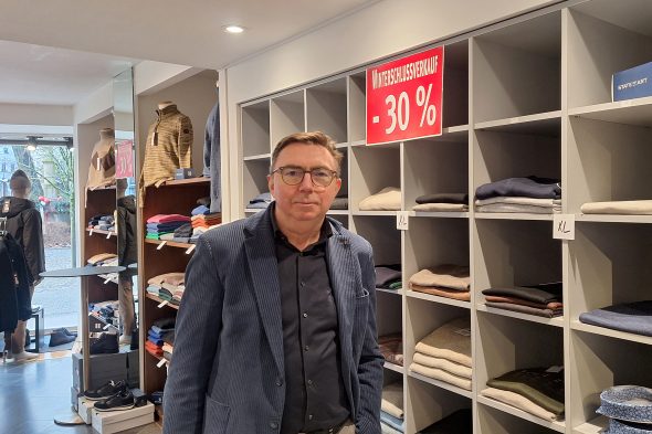 Freddy Reip vom Modehaus Reip in Eupen