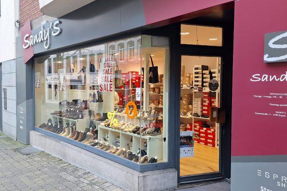 Schuhgeschäft "Sandy's" in Eupen