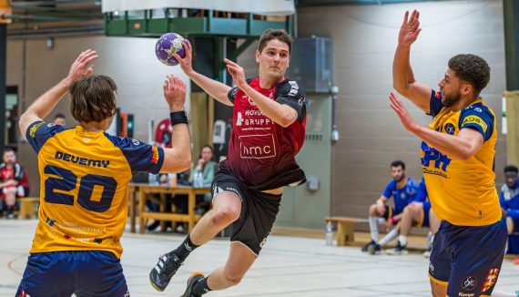 Spiel des HCER gegen Tournai Anfang Februar