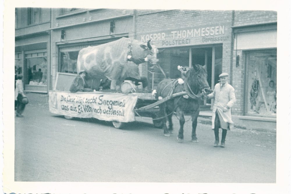 Karneval in St. Vith Anfang der 1950er