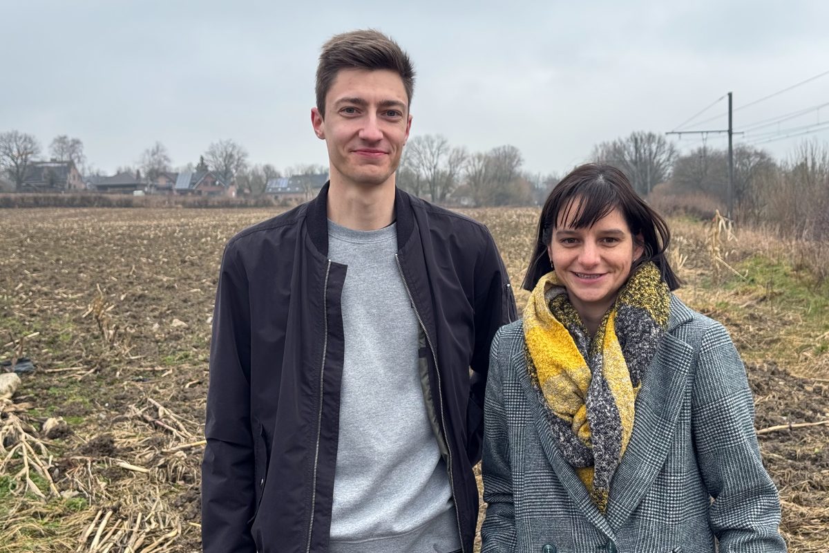 Gehören zum Architekten-Team: Alexandre Schyns und Rebecca Langer