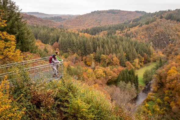 Aussichtspunkt am Burgberg bei Karl auf der zwölften Etappe des Eifelsteigs