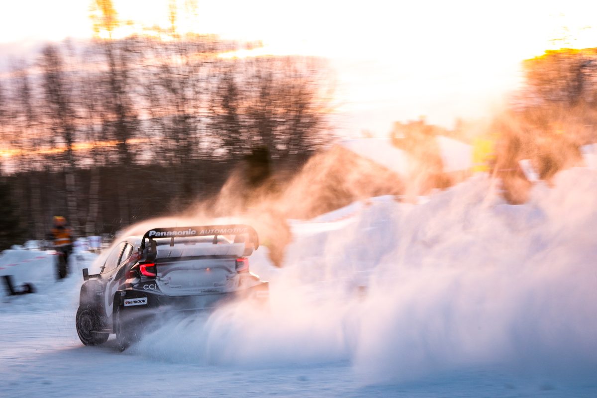 Elfyn Evans/Scott Martin bei der Rallye Schweden