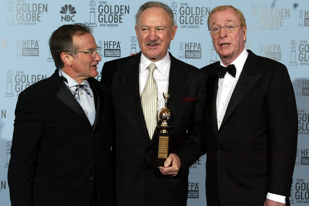 Robin Williams, Gene Hackman und Michael Caine 2003