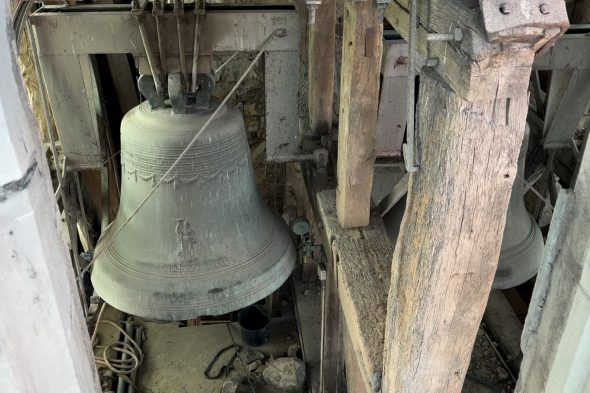 Walhorn: Bauarbeiten am Turm der St.-Stephanus-Kirche