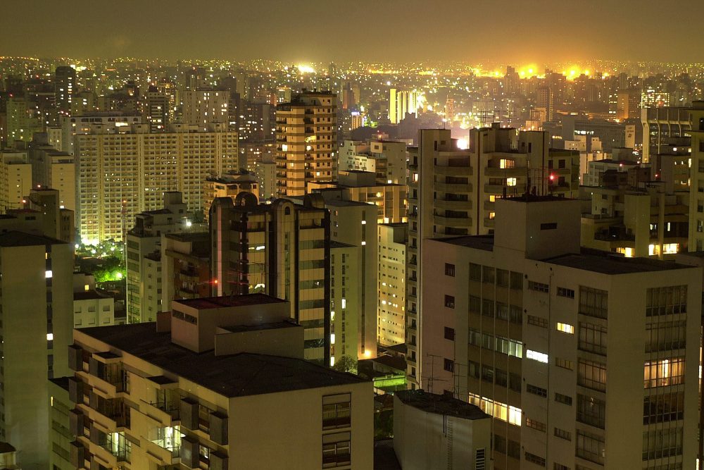 Die brasilianische Millionenmetropole Sao Paulo