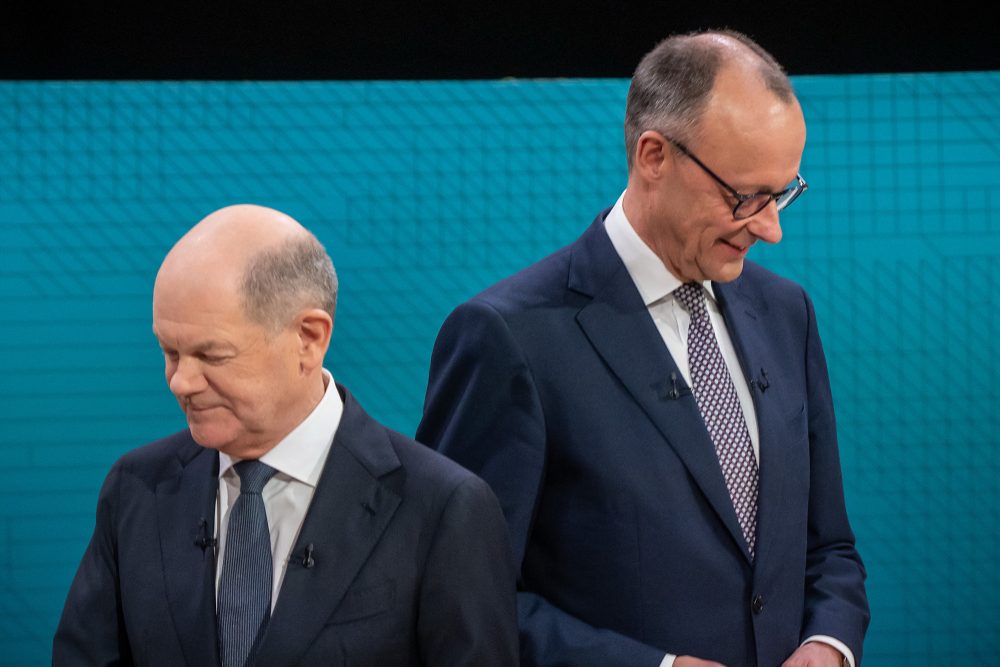 Olaf Scholz und Friedrich Merz