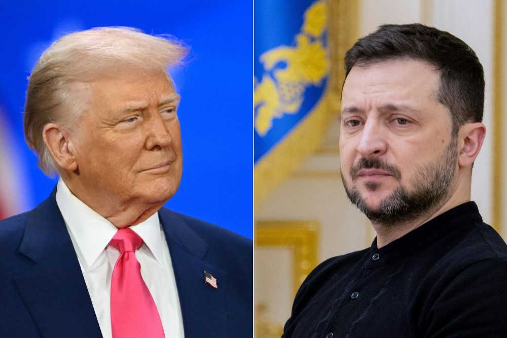 US-Präsident Donald Trump und der ukrainische Präsident Wolodymyr Selenskyj