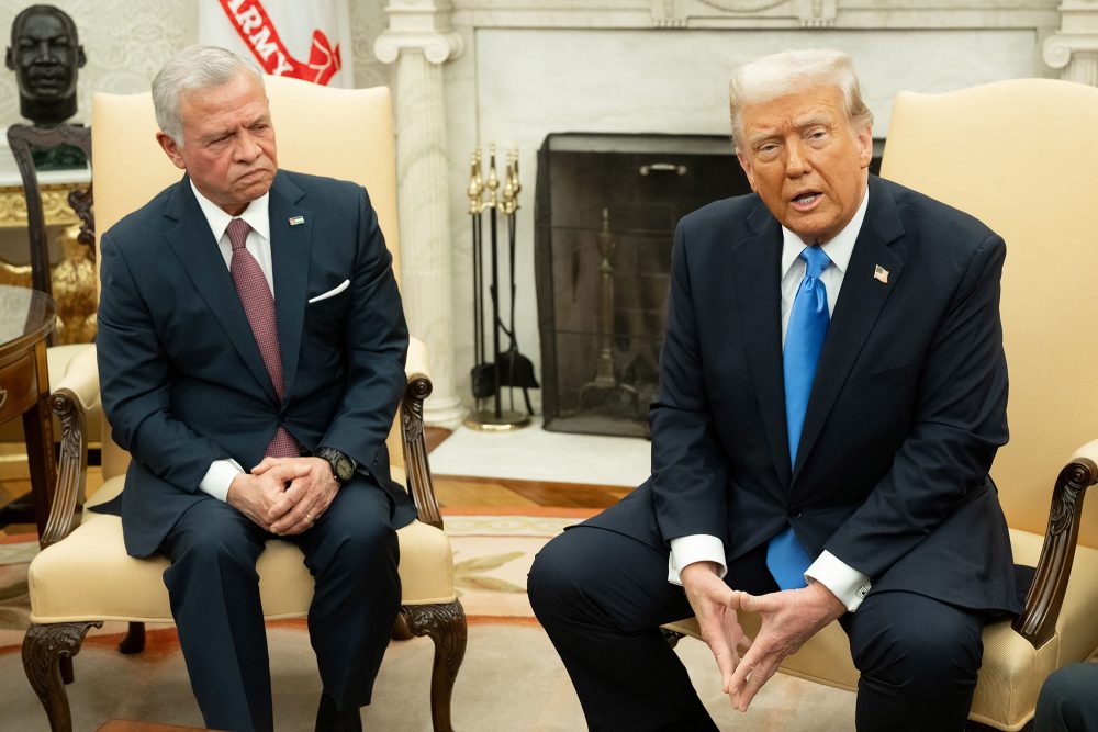 US-Präsident Trump trifft König Abdullah II. von Jordanien