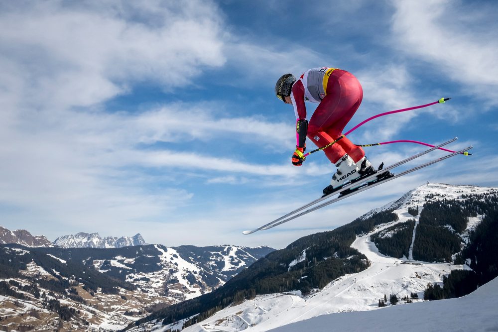 Stephanie Venier gewinnt den WM-Super-G