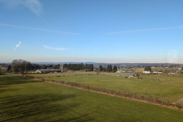 Der Wasserturm von Bütgenbach ist von Familie Genten zur Ferienwohnung umgebaut worden