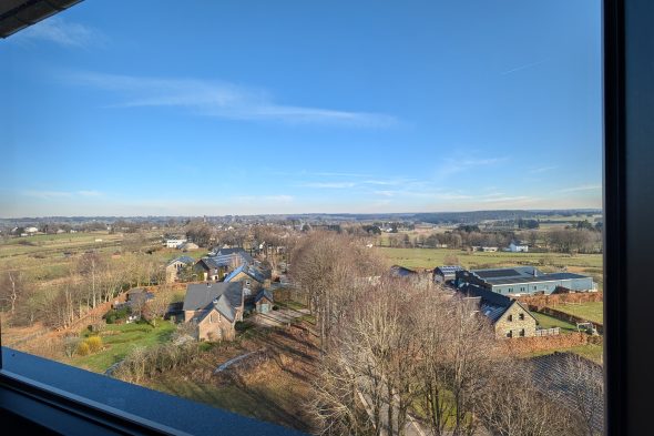 Der Wasserturm von Bütgenbach ist von Familie Genten zur Ferienwohnung umgebaut worden