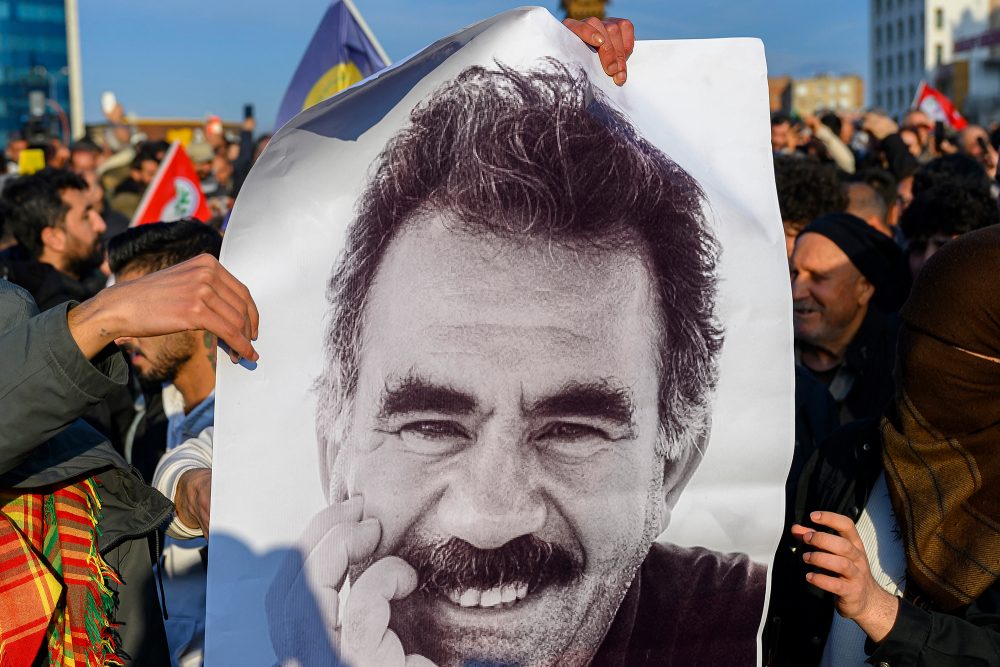 Anhänger des inhaftierten PKK-Gründers Abdullah Öcalan