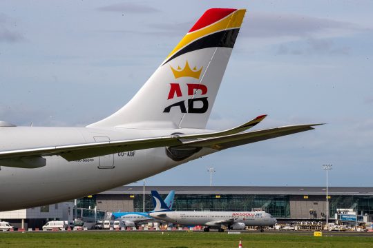 Flugzeug von Air Belgium