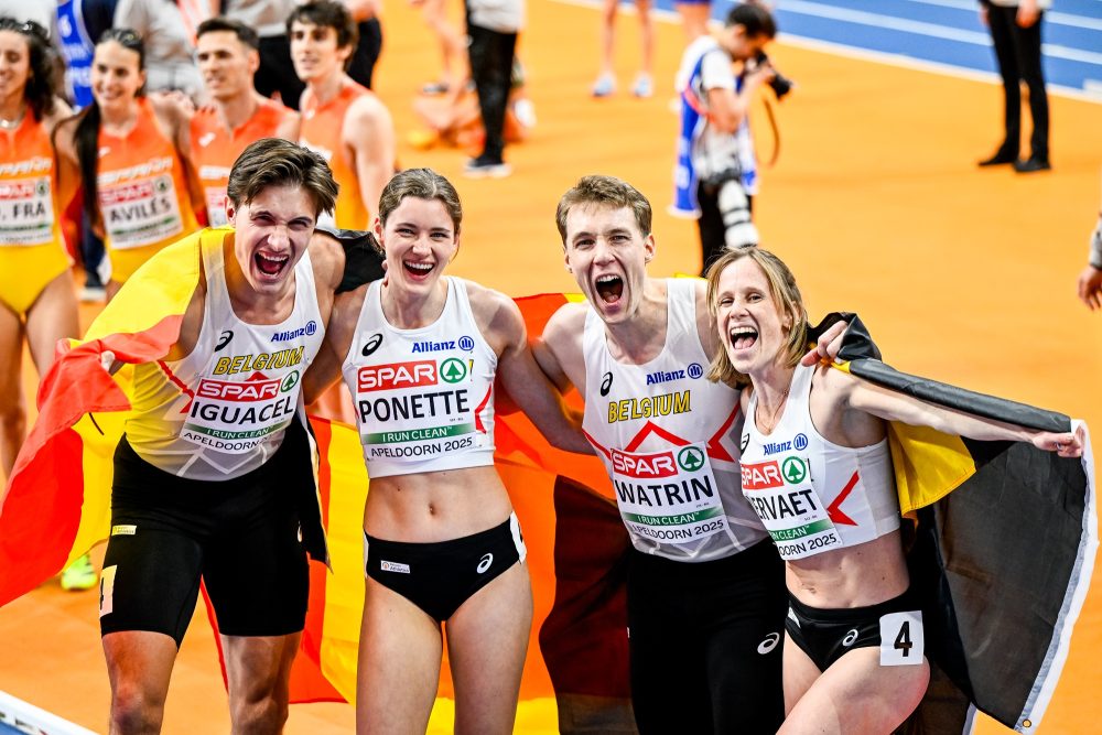 Die Belgian Waffles sichern Belgien am ersten Wettkampftag die erste Medaille