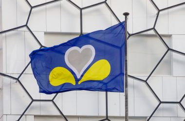 Flagge der Region Brüssel-Hauptstadt