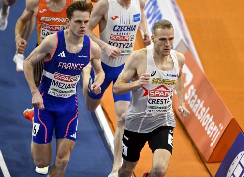 Eliott Crestan bei der Hallen-EM in Apeldoorn
