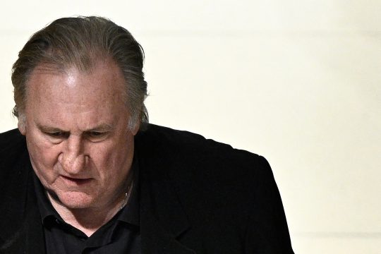 Nahaufnahme von Gérard Depardieu