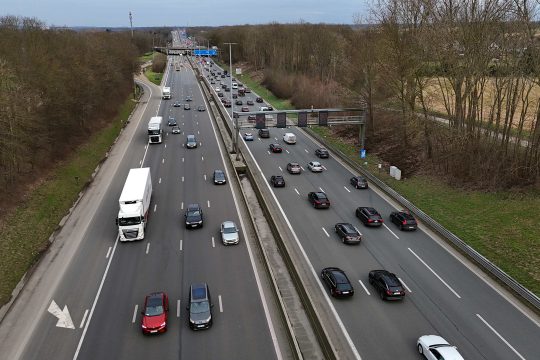 Autobahn E40 zwischen Brüssel und Lüttich