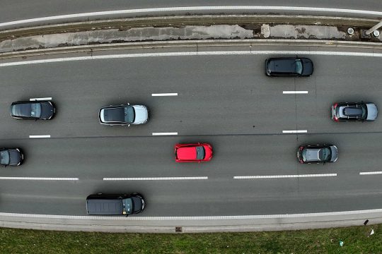 E40 zwischen Brüssel und Lüttich