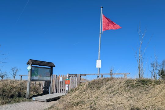 Rote Fahne weht: Brandgefahr in Teilen des Hohen Venns