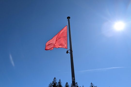 Rote Fahne weht: Brandgefahr in Teilen des Hohen Venns