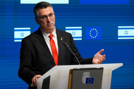 Der israelische Außenminister Gideon Saar