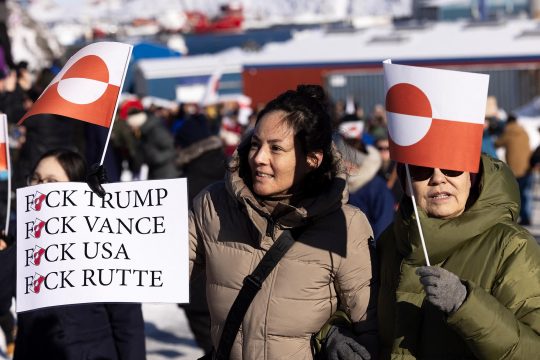 Anti-USA-Proteste in Grönland